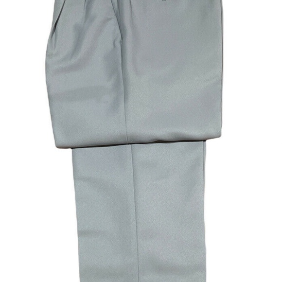 Maxini Collezione Pleated Front Dress Pants Slacks Brown, Gray, Tan Men's 32W - Picture 4 of 9